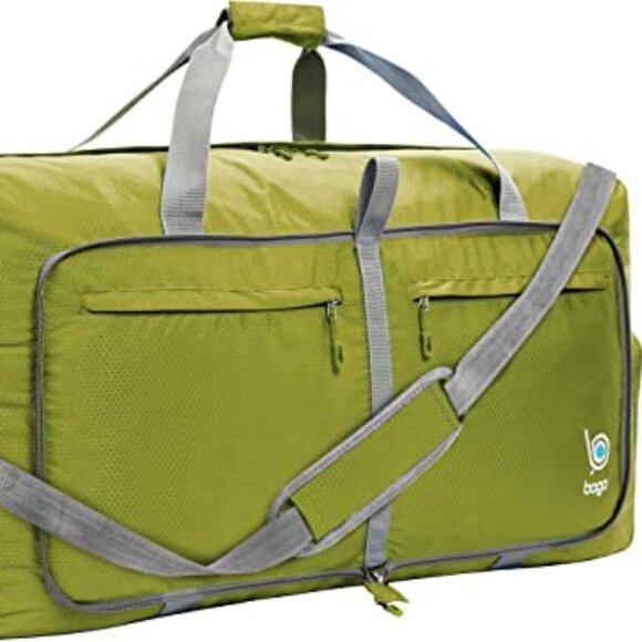 BAGO Sports & Travel Duffle Bag - Foldable Weekender Bag For Traveling - Picture 1 of 14